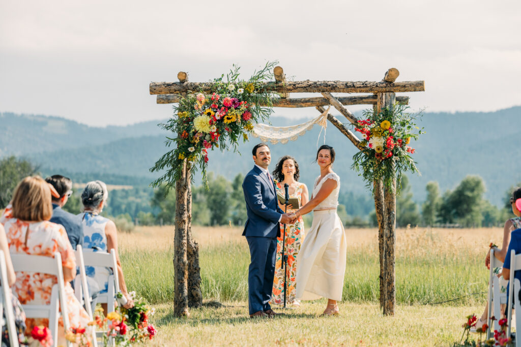 Teton Valley Wedding Victor Sweet Hollow Farm Organic vegetables