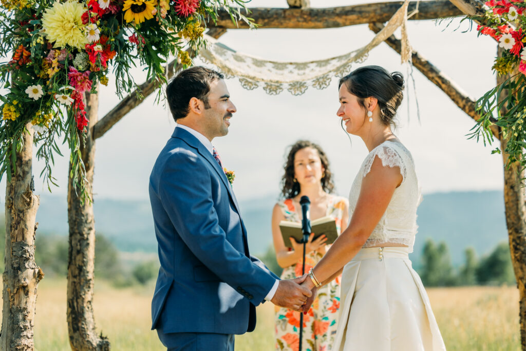 Grand Teton Jewish wedding traditional summer celebration