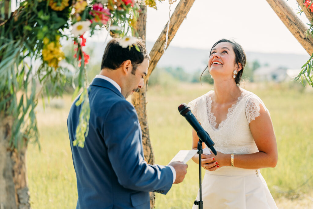 Teton Valley Wedding Victor Sweet Hollow Farm Organic vegetables