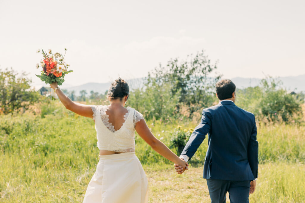 Teton Valley Wedding Victor Sweet Hollow Farm Organic vegetables