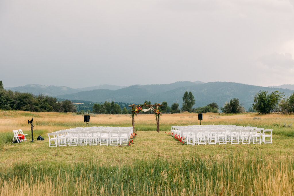 Teton Valley Wedding Victor Sweet Hollow Farm Organic vegetables