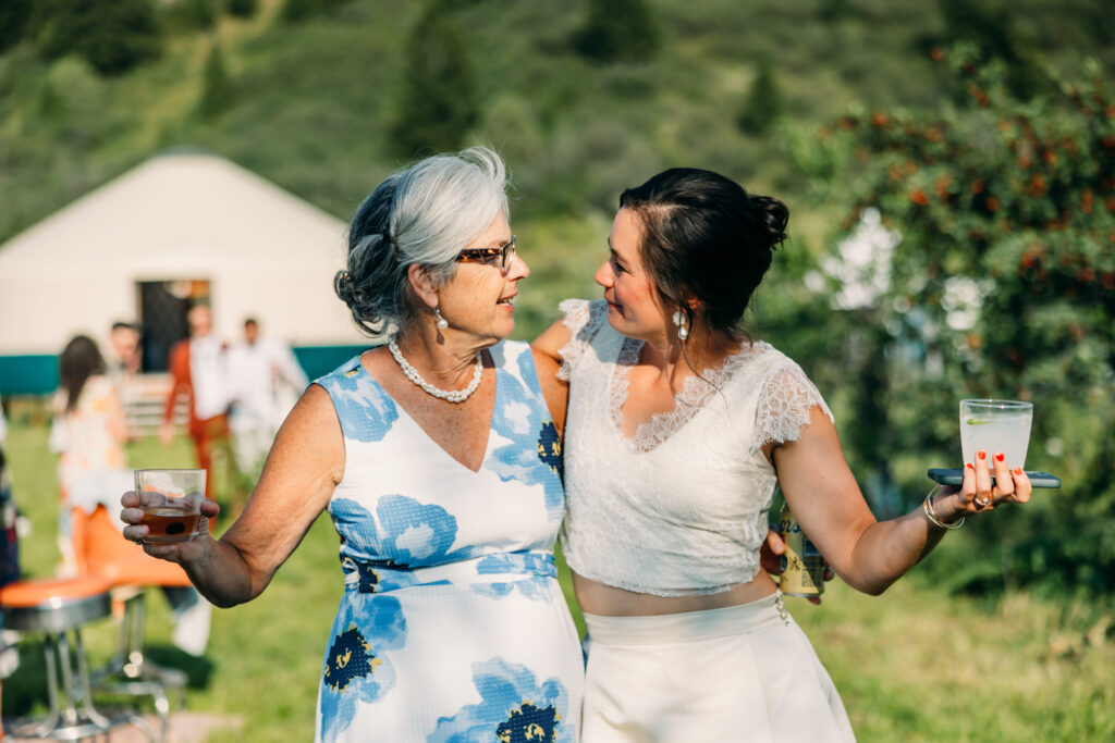 Grand Teton Jewish wedding traditional summer celebration