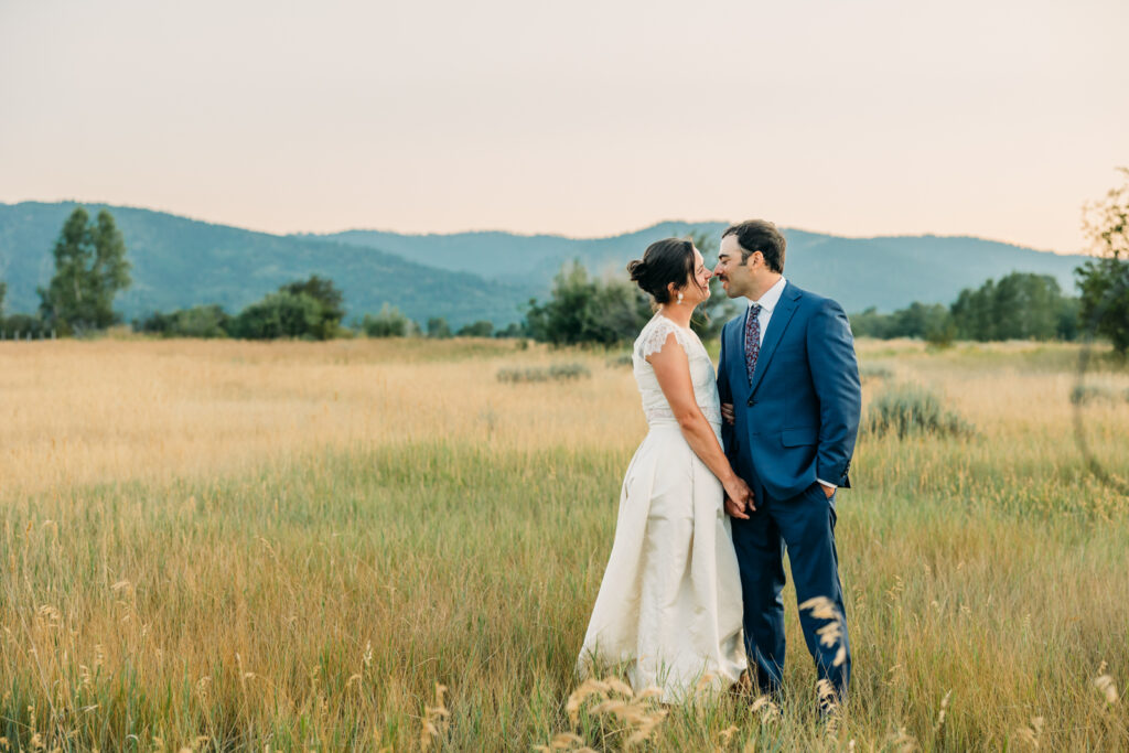 Grand Teton Jewish wedding traditional summer celebration Victor Idaho Moose Creek venue