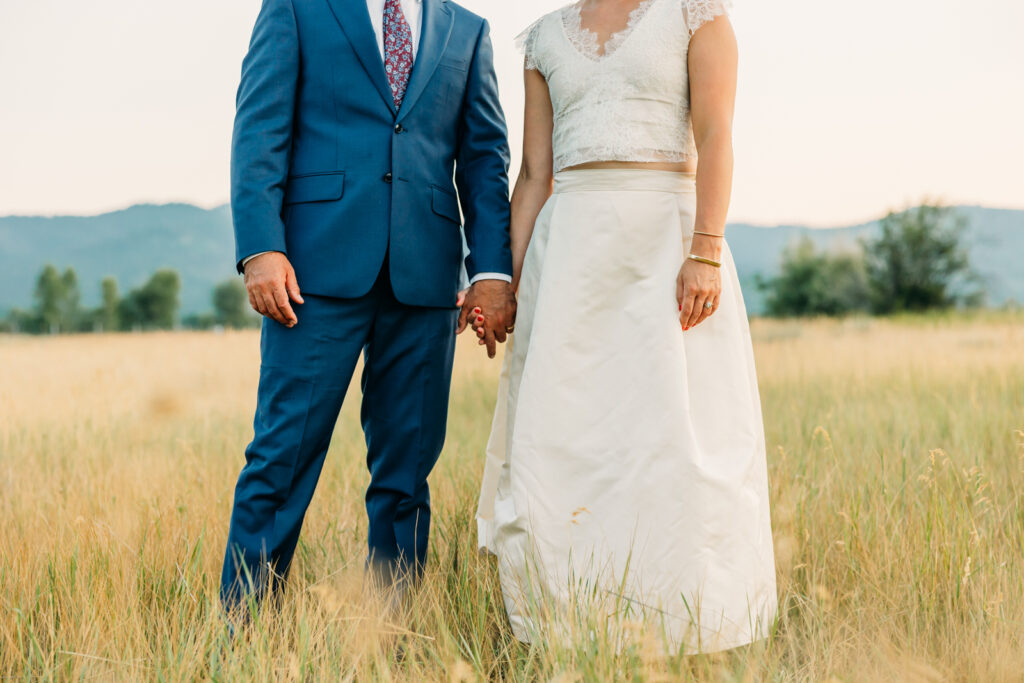 Teton Valley Wedding Victor Sweet Hollow Farm Organic vegetables