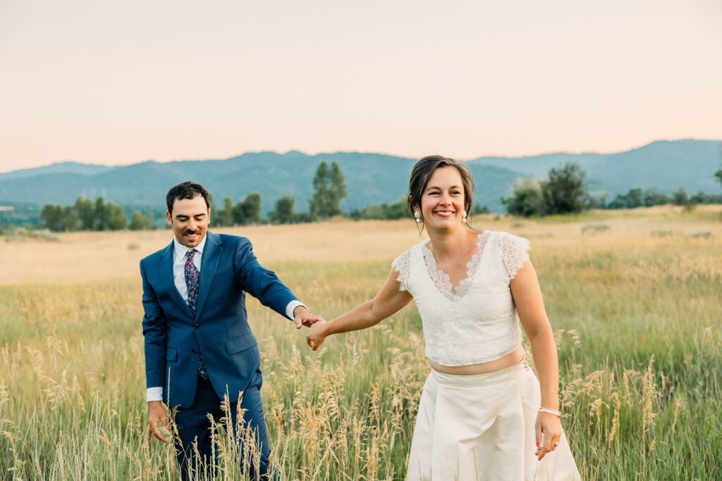 Teton Valley Wedding Victor Sweet Hollow Farm Organic vegetables