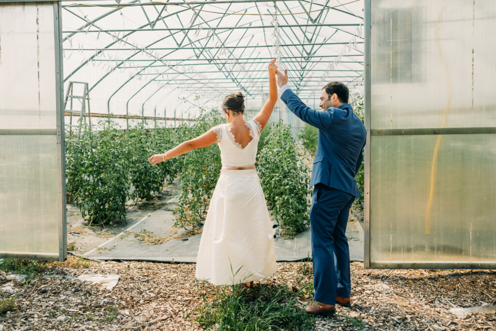 Teton Valley Wedding Victor Sweet Hollow Farm Organic vegetables