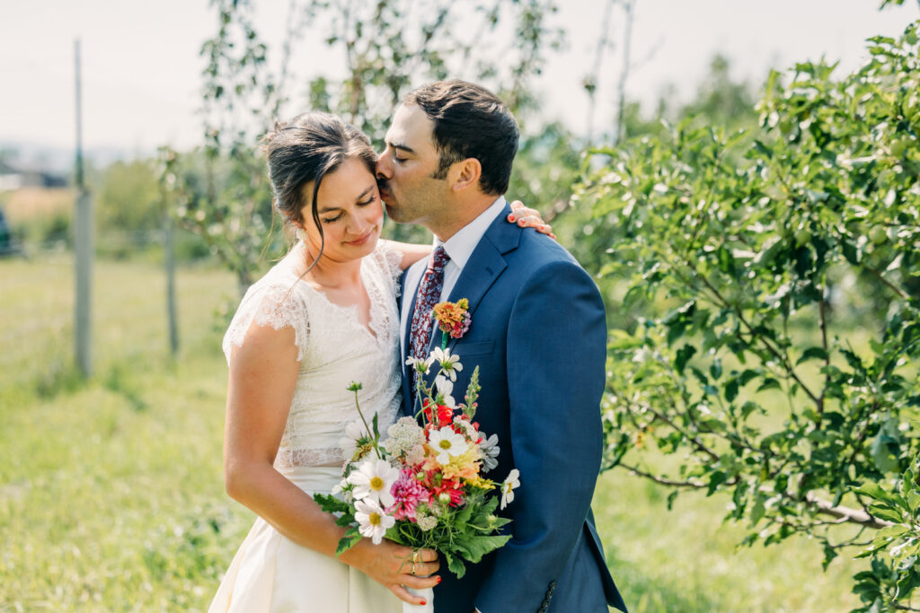 Teton Valley Wedding Victor Sweet Hollow Farm Organic vegetables