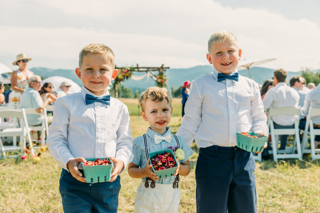 Grand Teton DIY wedding organic florals homemade dress Driggs Idaho 