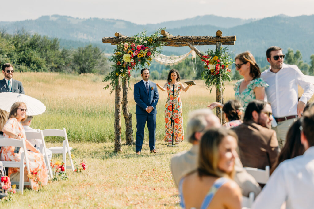 Teton Valley Wedding Victor Sweet Hollow Farm Organic vegetables