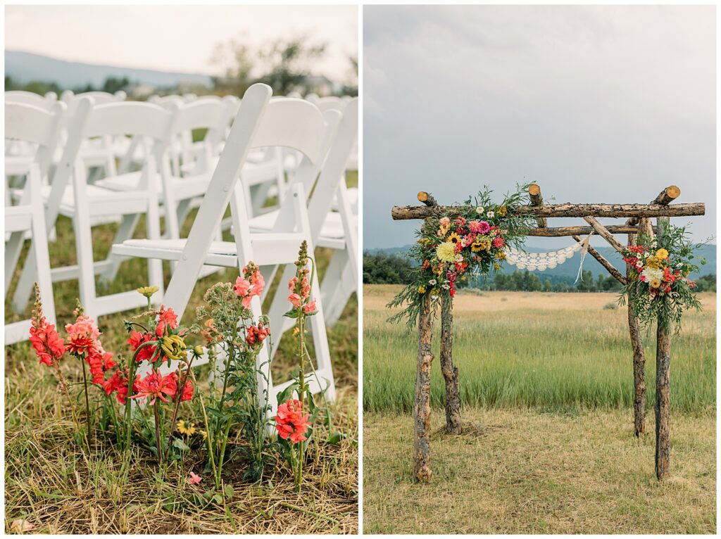 Teton Valley Wedding Victor Sweet Hollow Farm Organic vegetables