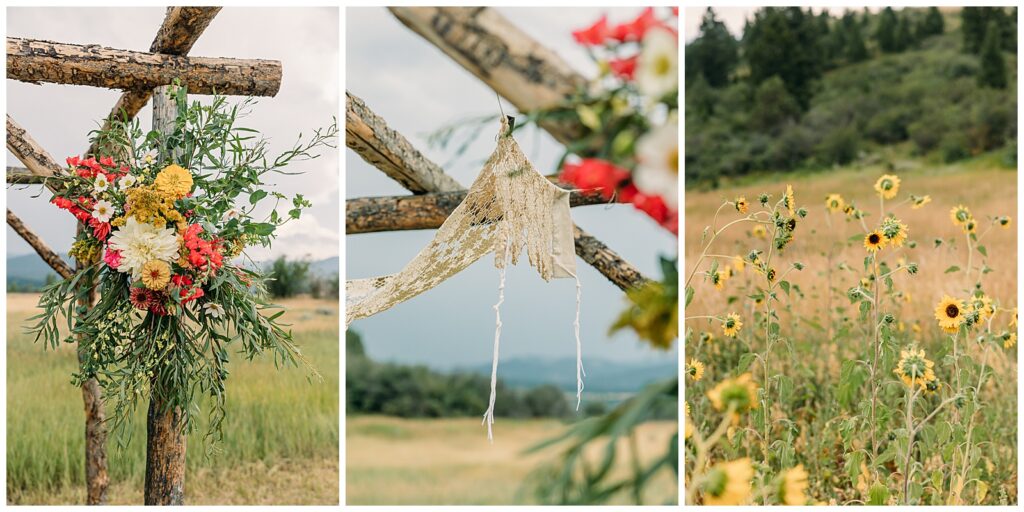 Teton Valley Wedding Victor Sweet Hollow Farm Organic vegetables