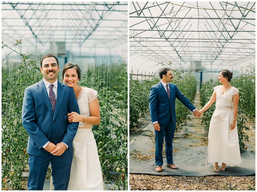 Teton Valley Wedding Victor Sweet Hollow Farm Organic vegetables