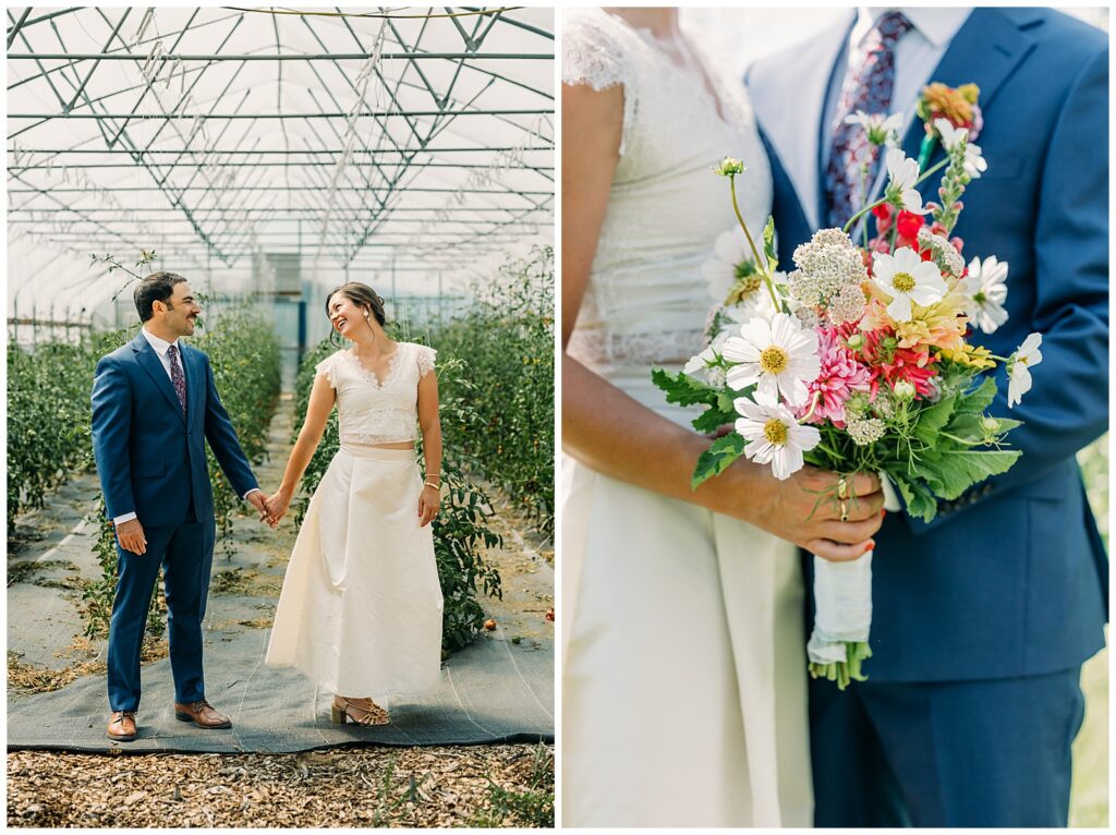 Grand Teton DIY wedding organic florals homemade dress Driggs Idaho 