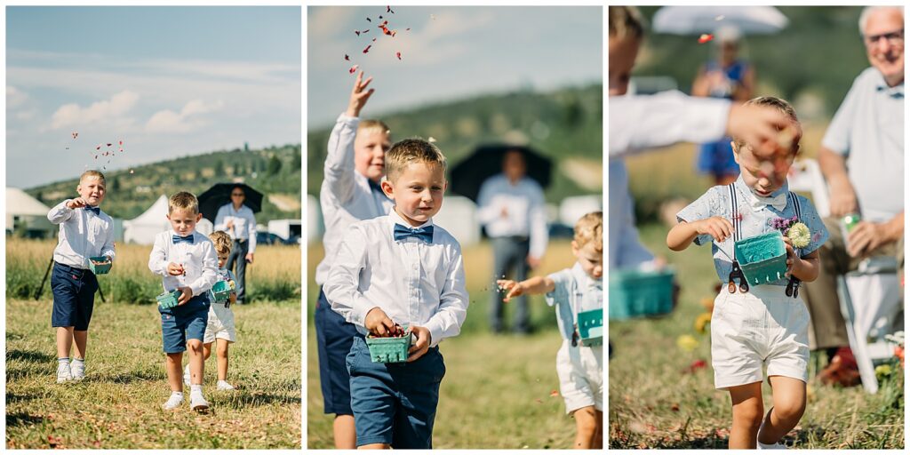 Grand Teton DIY wedding organic florals homemade dress Driggs Idaho 