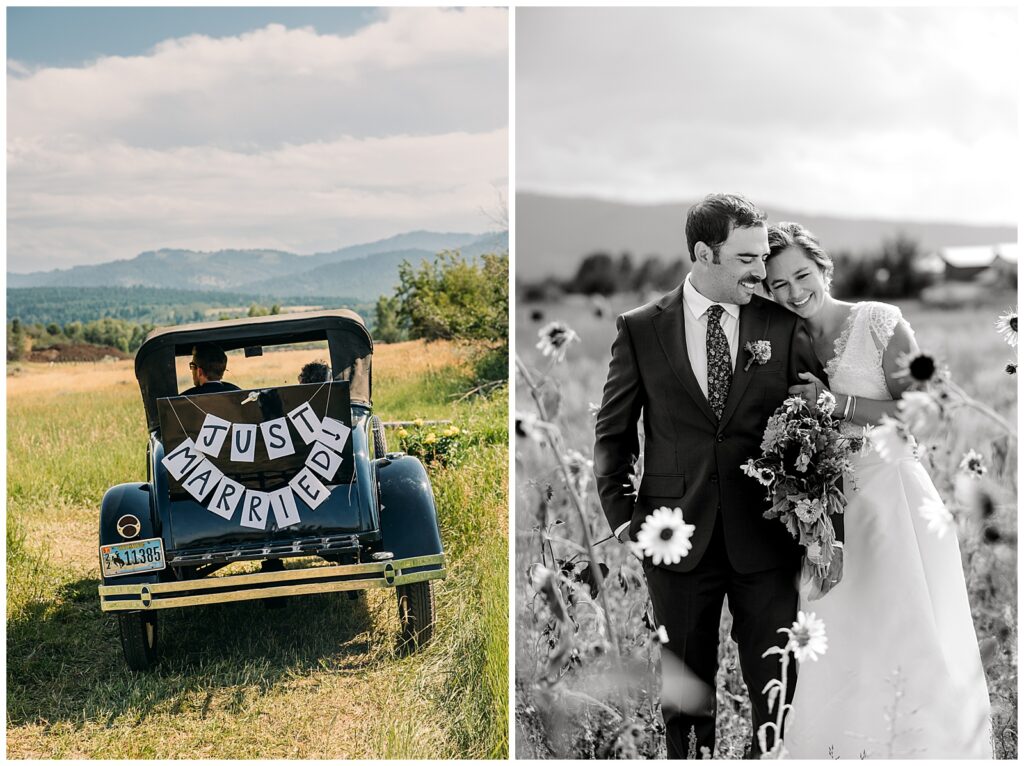 Grand Teton Jewish wedding traditional summer celebration