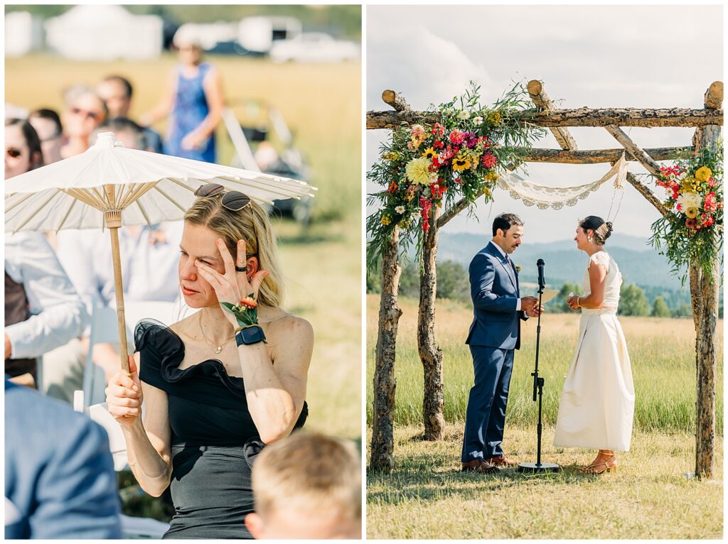 Grand Teton Jewish wedding traditional summer celebration