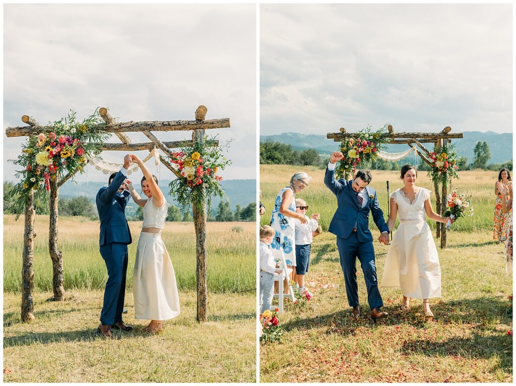 Grand Teton Jewish wedding traditional summer celebration