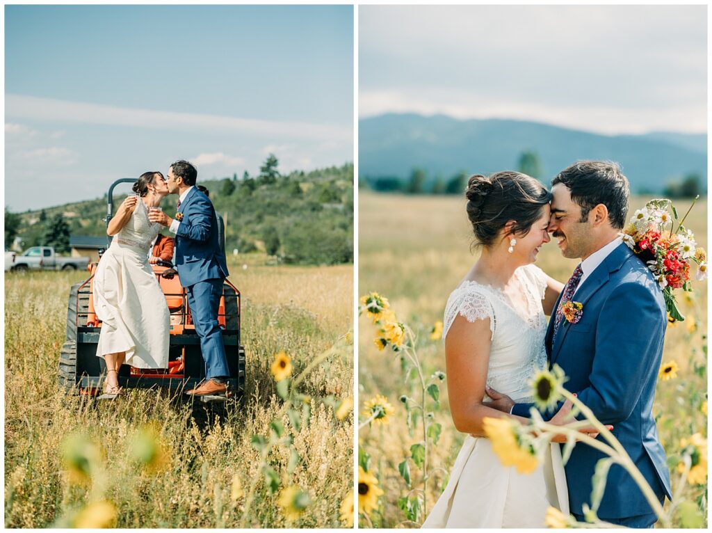 Grand Teton Jewish wedding traditional summer celebration Victor Idaho 