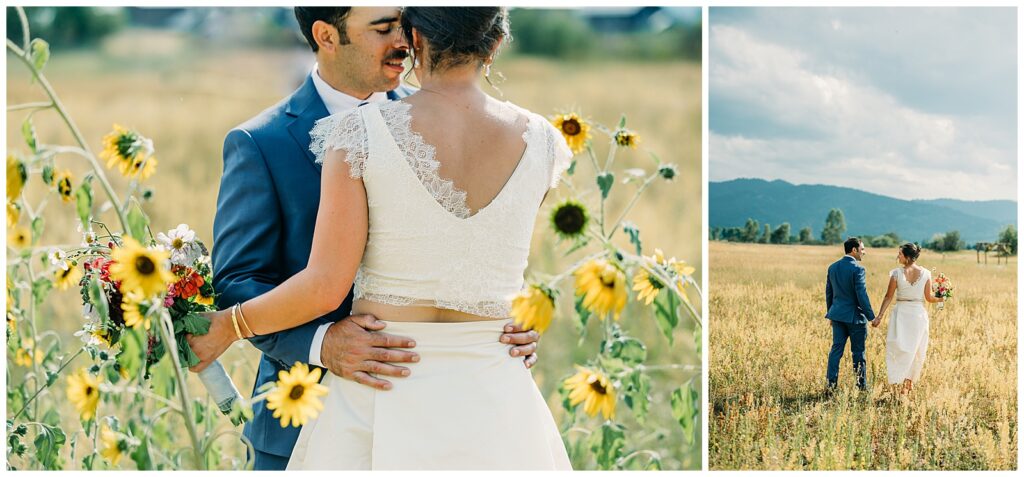 Grand Teton Jewish wedding traditional summer celebration Victor Idaho 