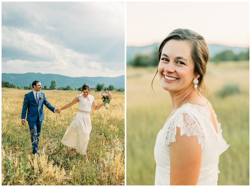 Grand Teton Jewish wedding traditional summer celebration Victor Idaho 