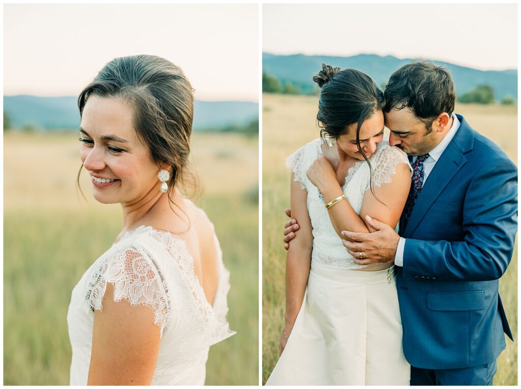 Grand Teton Jewish wedding traditional summer celebration Victor Idaho 