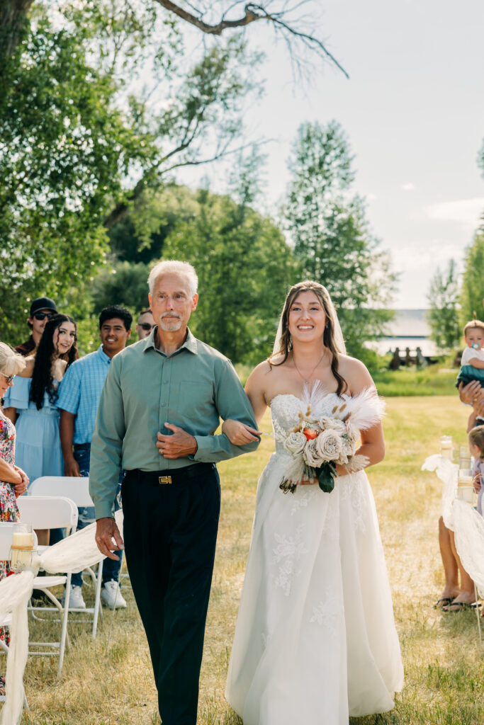 hansen guest ranch wedding swan valley idaho bride and groom