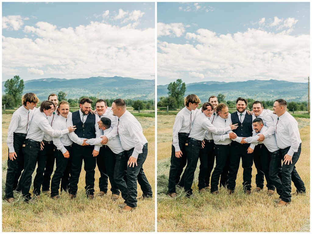 Idaho Falls wedding photographer bridal party