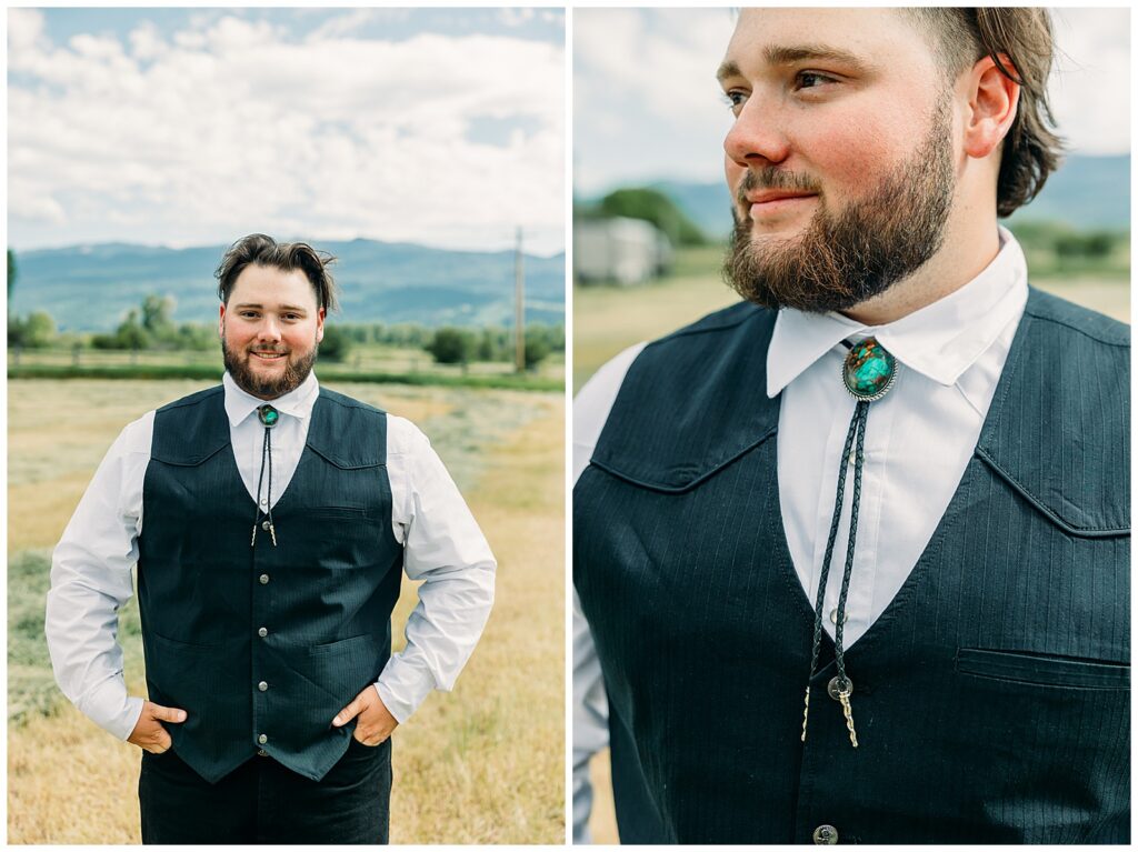 Idaho Falls wedding photographer groom details