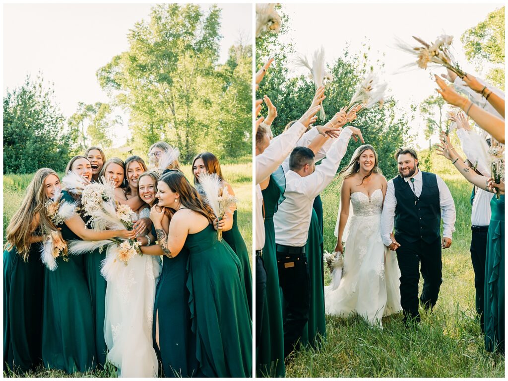 hansen guest ranch wedding swan valley idaho bride and groom