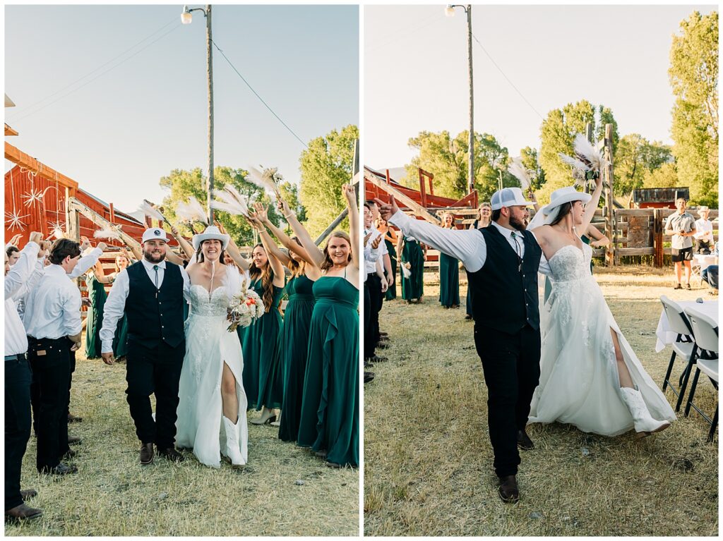 hansen guest ranch wedding swan valley idaho bride and groom