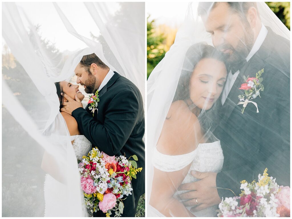 Jackson Hole Small Wedding, Rainy wedding ceremony at Schwabacher’s Landing, Grand Teton National Park Wedding, Elopement photos