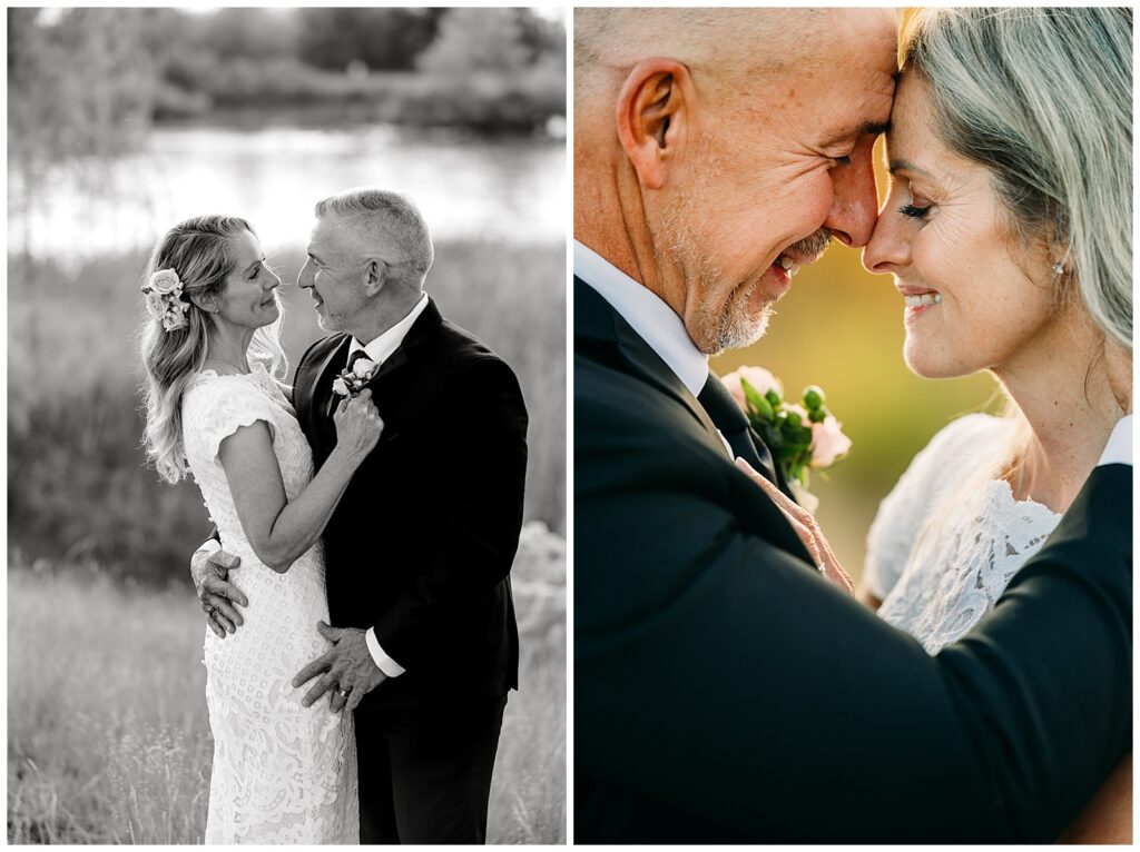 Idaho Falls Wedding Venue fall elopement LDS couple Gem Lake