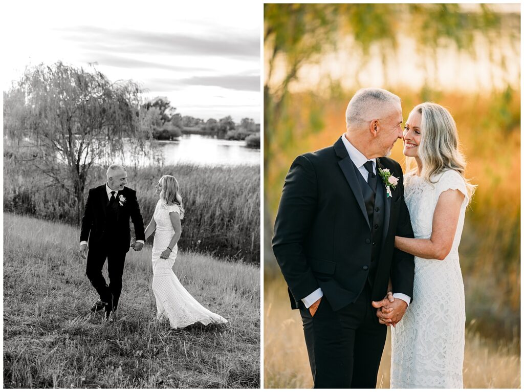 Idaho Falls Wedding Venue fall elopement LDS couple Gem Lake