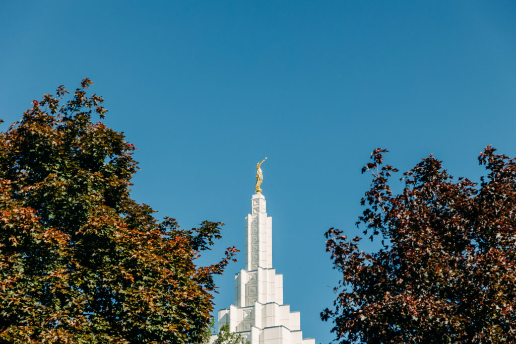 Summer Sunflower inspired Idaho Falls LDS Temple Wedding with reception at Barn on 1st
