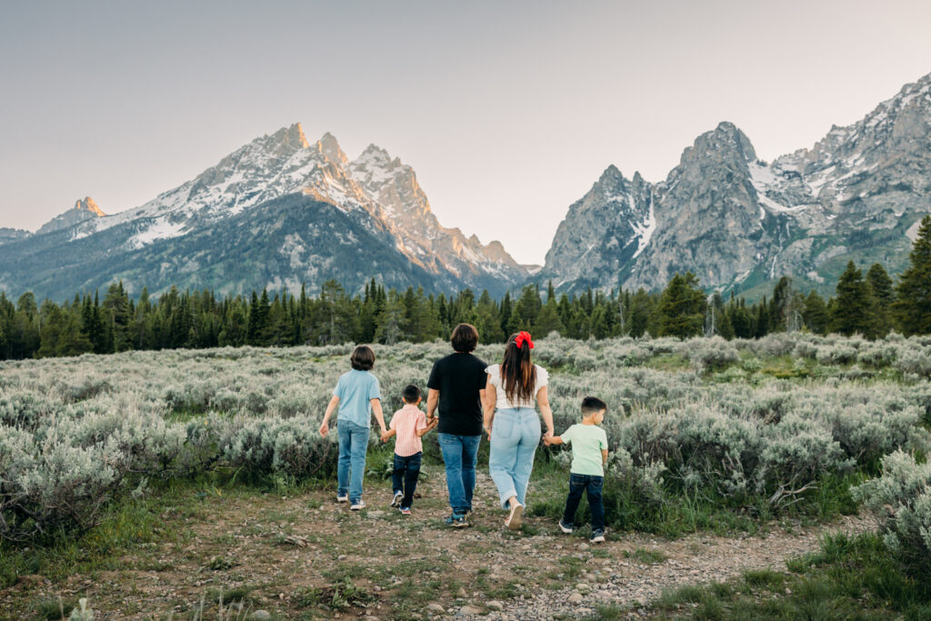 Grand Teton National Park Cascade Canyon Family session
