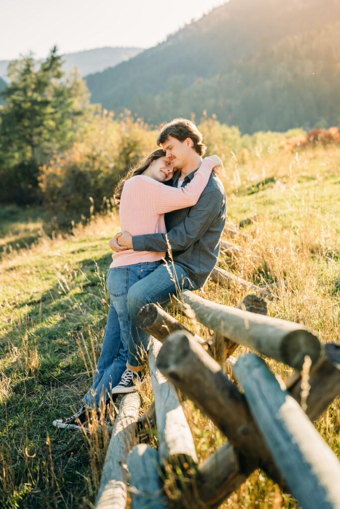 Idaho wedding photographer engagement Idaho Falls Snake River
