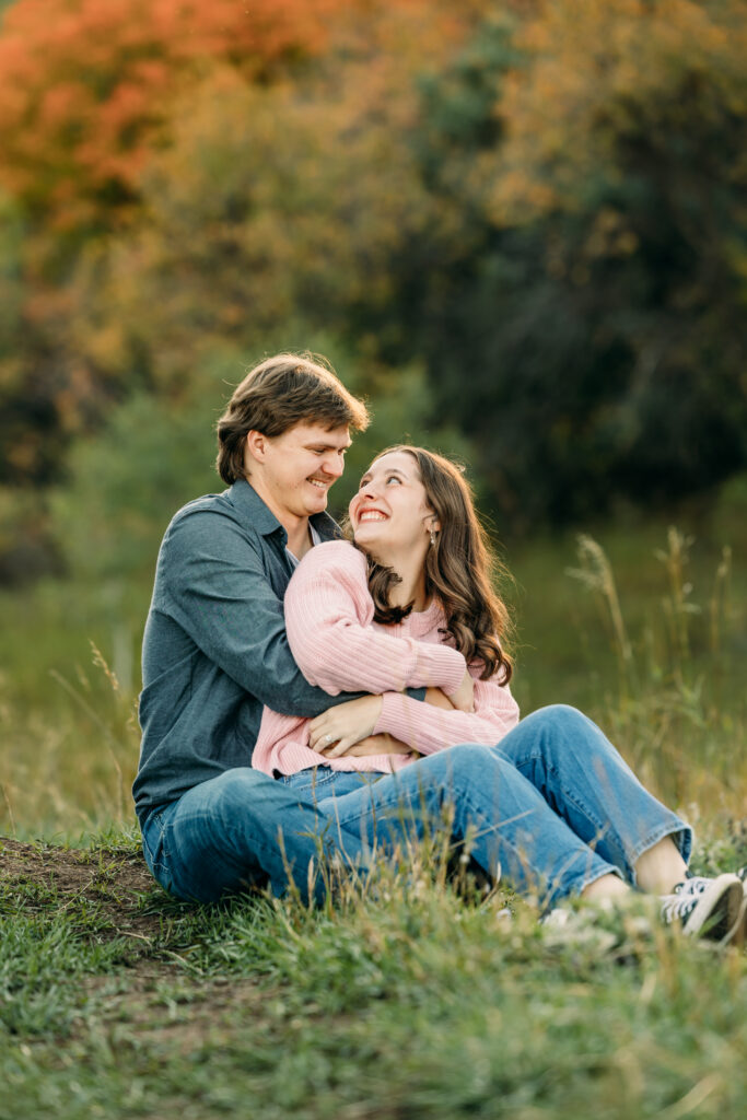 Idaho wedding photographer engagement Idaho Falls Snake River