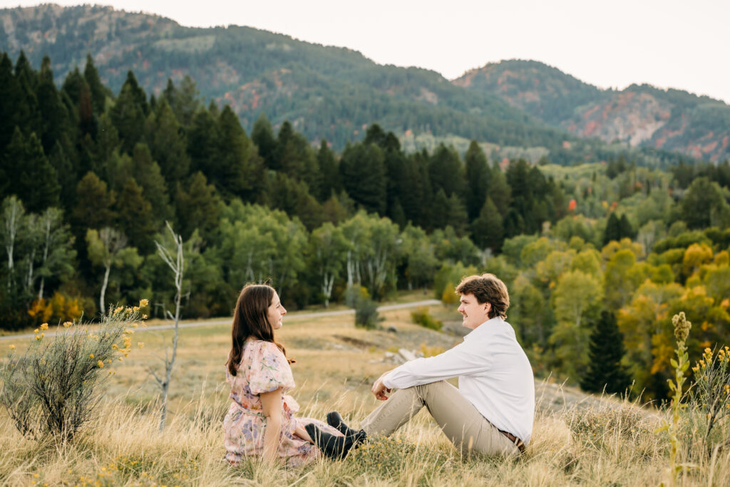 Idaho wedding photographer engagement Idaho Falls Snake River