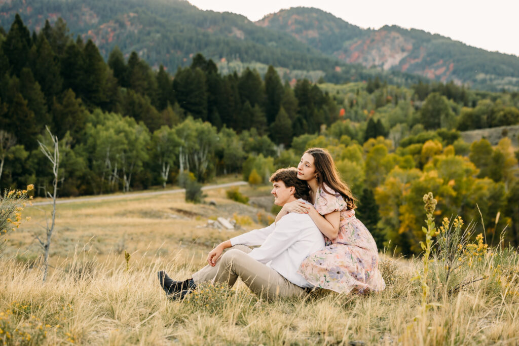 Idaho wedding photographer engagement Idaho Falls Snake River