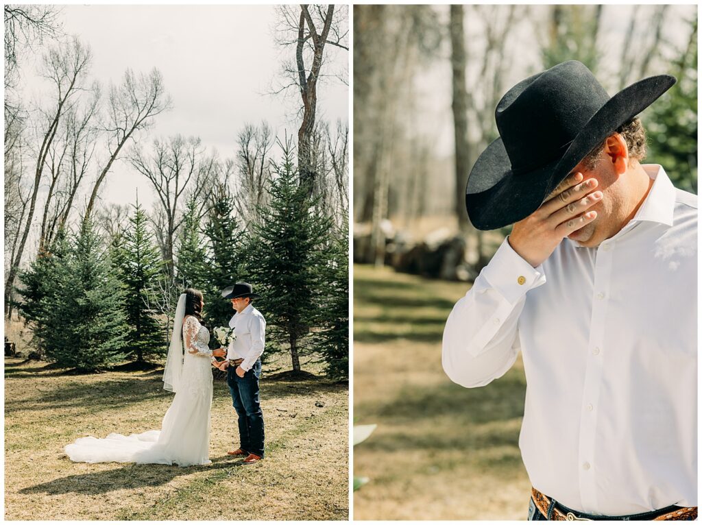 Grand Teton National Park landscape during Jackson Hole wedding day reception at bentwood inn