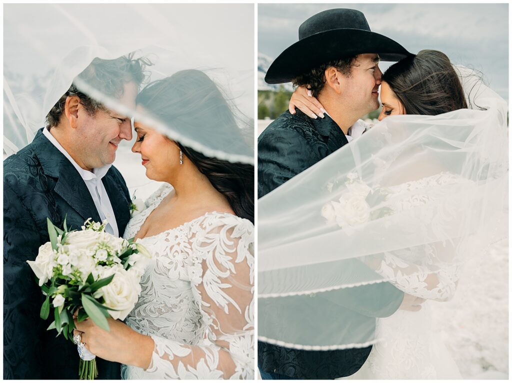 Grand Teton National Park landscape during Jackson Hole wedding day reception at bentwood inn