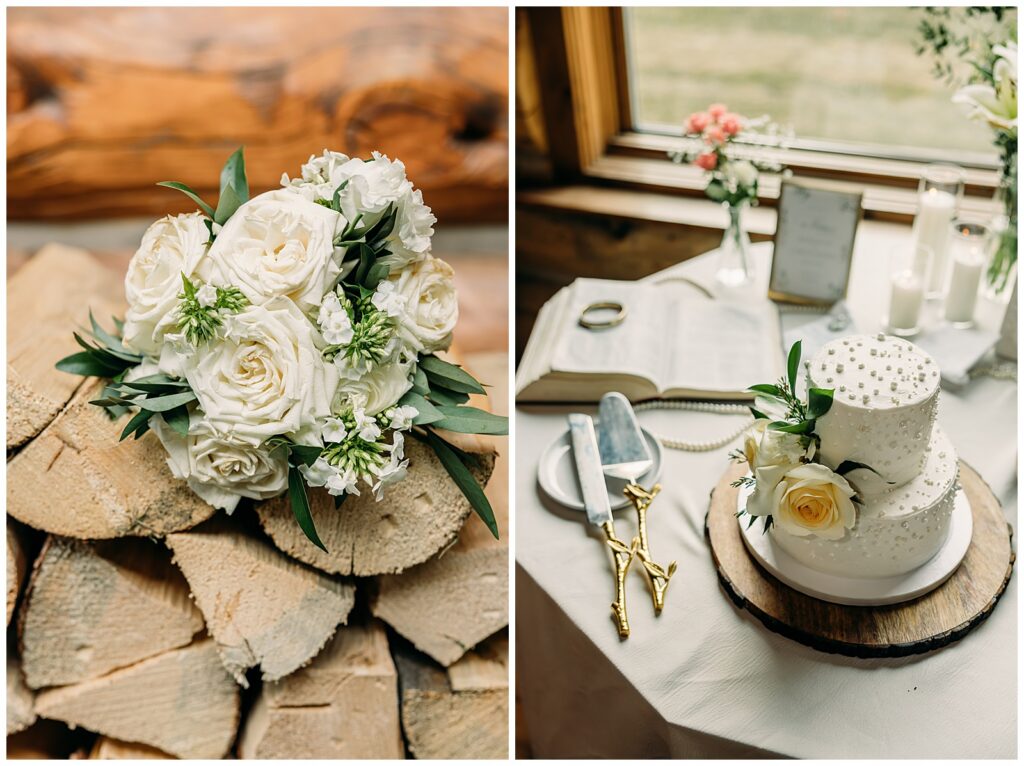 Wedding rings detail at Bentwood Inn Jackson Hole Wyoming