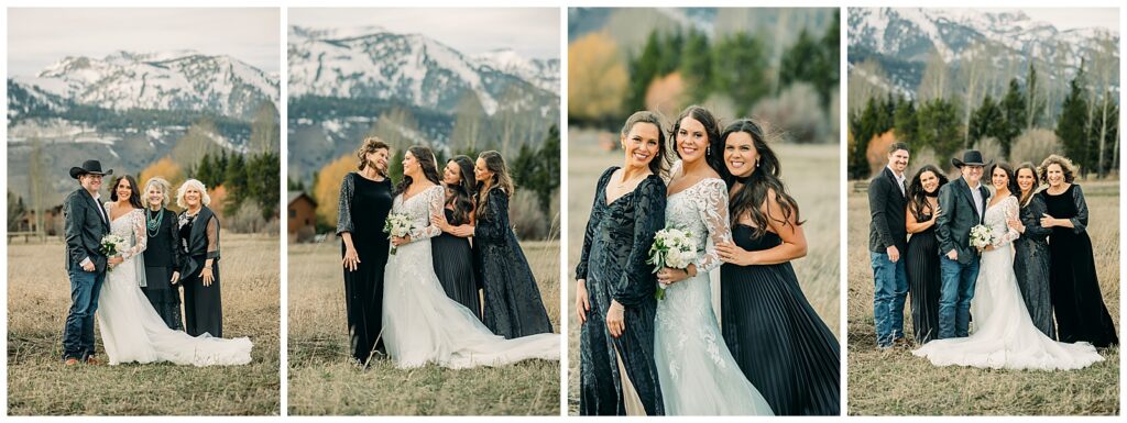 Wedding table decor at Bentwood Inn Jackson Hole reception