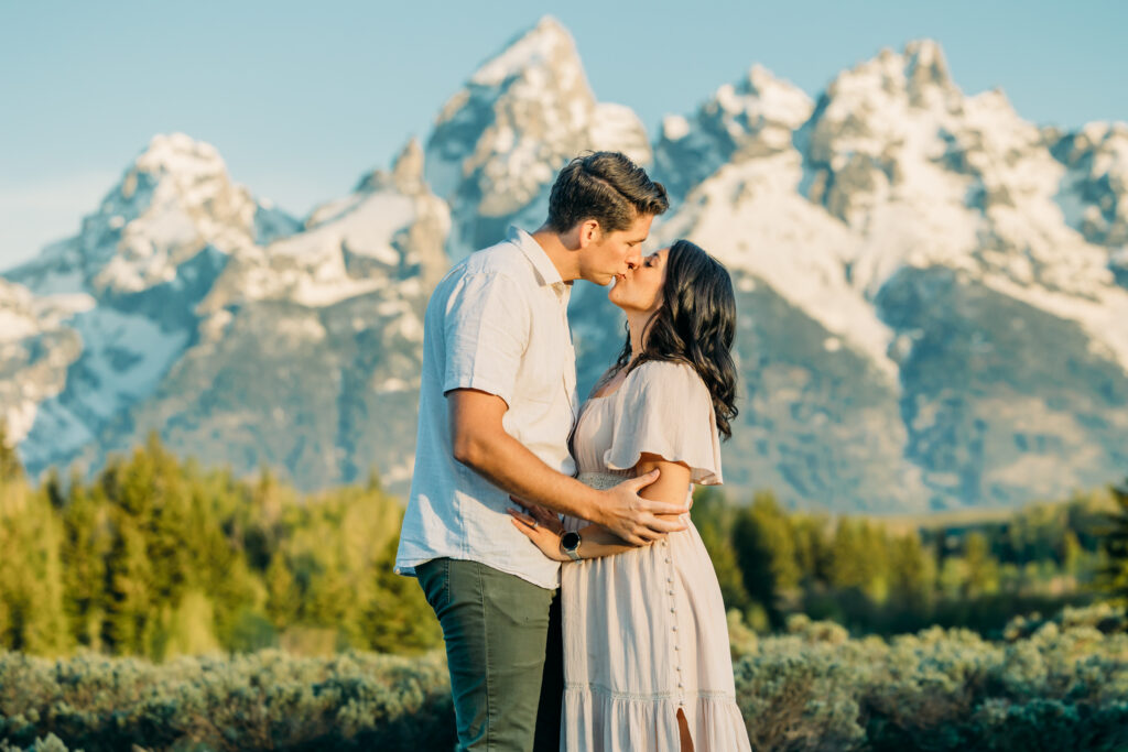 Grand teton family photographer couple together