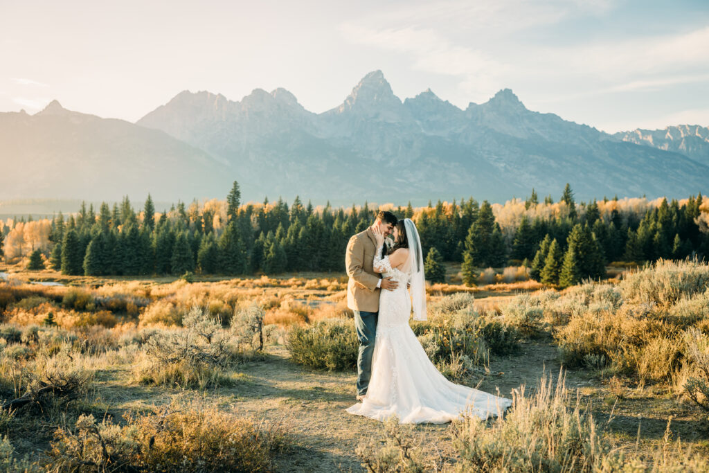 Location Guide for wedding photography for Grand Teton National Park Blacktail Overlook 