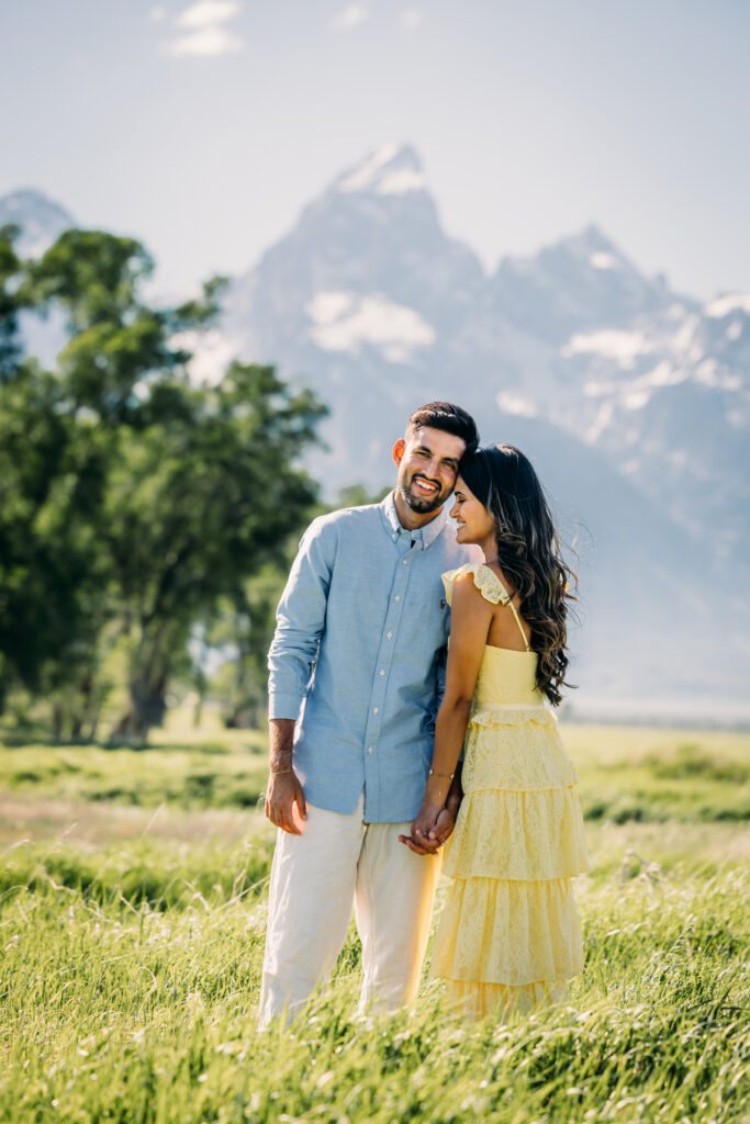 Top locations for couple photos at Mormon Row Grand Teton