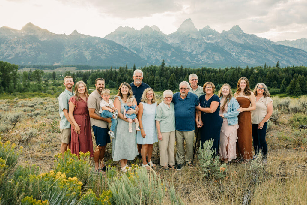 Location Guide for family photography for Grand Teton National Park Blacktail Overlook 