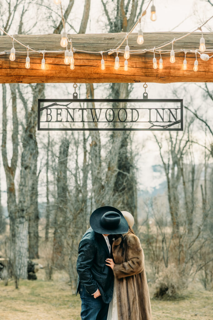 Wedding guests celebrating at Bentwood Inn Jackson Hole Wyoming