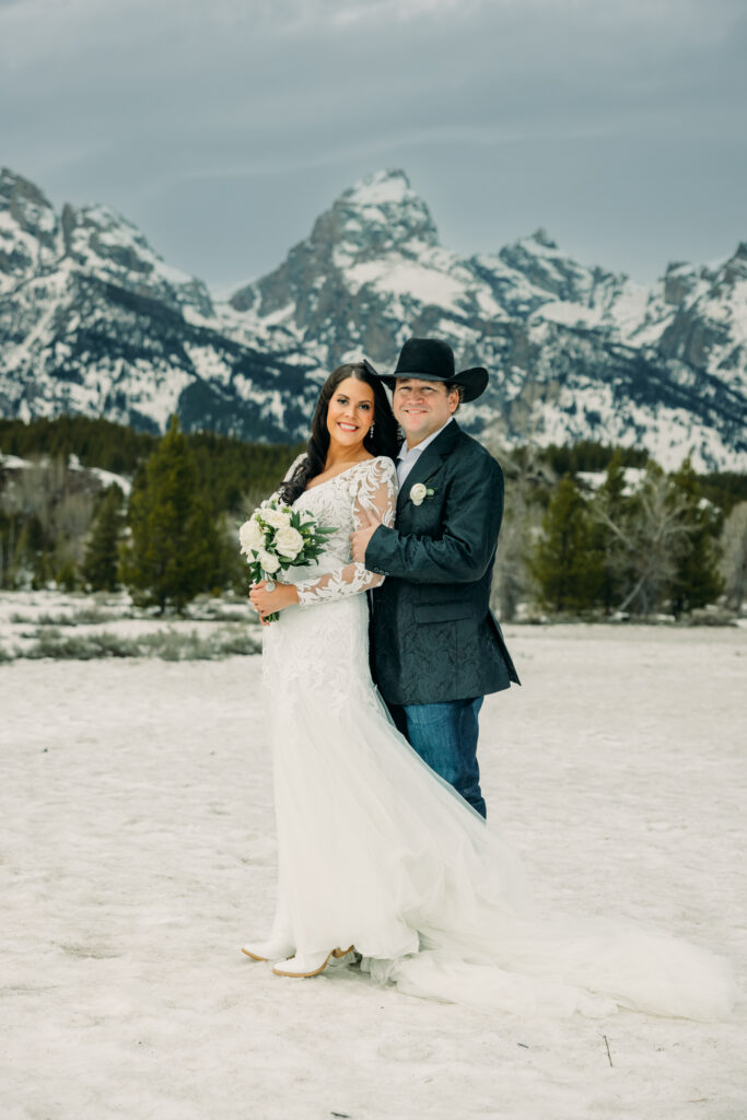 Grand Teton National Park landscape during Jackson Hole wedding day