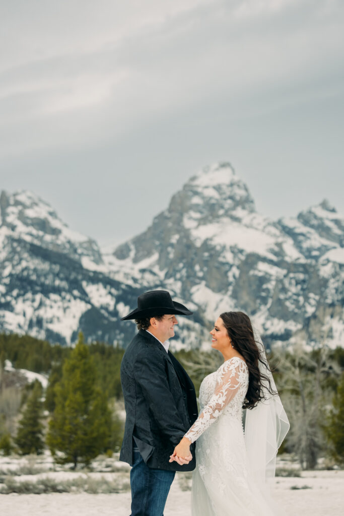 Grand Teton National Park landscape during Jackson Hole wedding day